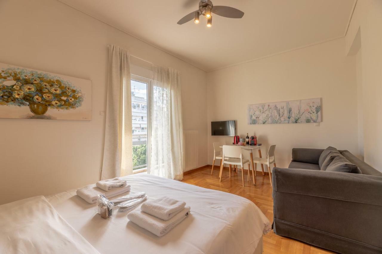 Top Sightseeing 3Rd Floor Studio On A Paved Road! Athena Bagian luar foto