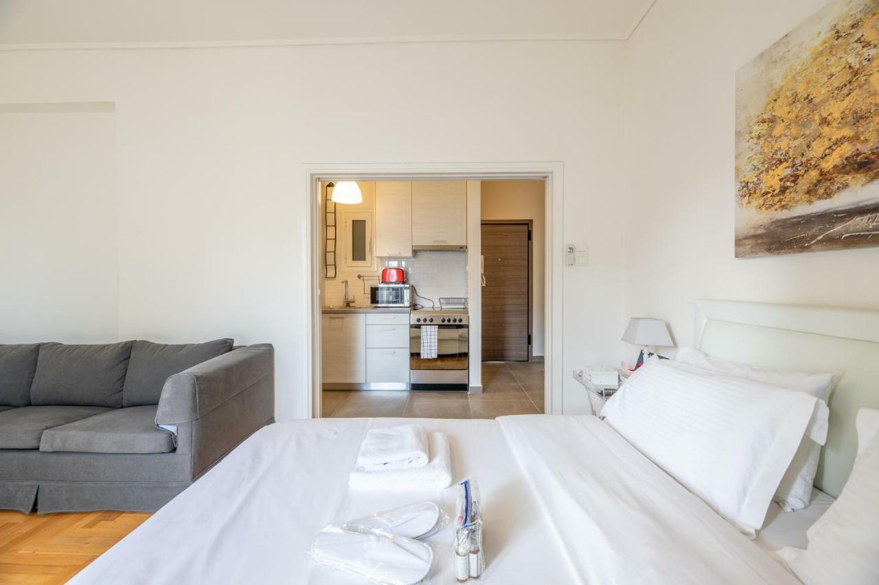 Top Sightseeing 3Rd Floor Studio On A Paved Road! Athena Bagian luar foto