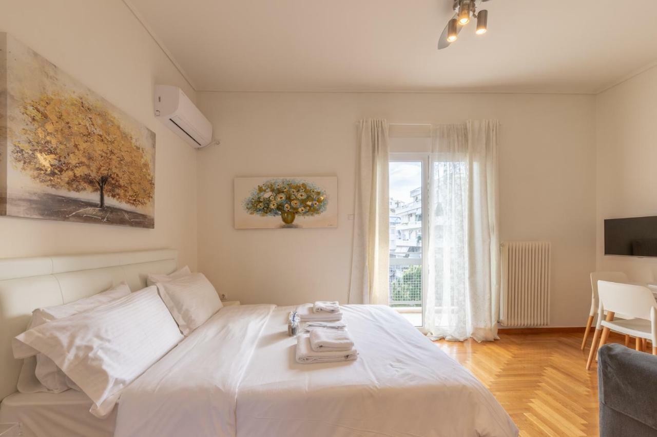 Top Sightseeing 3Rd Floor Studio On A Paved Road! Athena Bagian luar foto