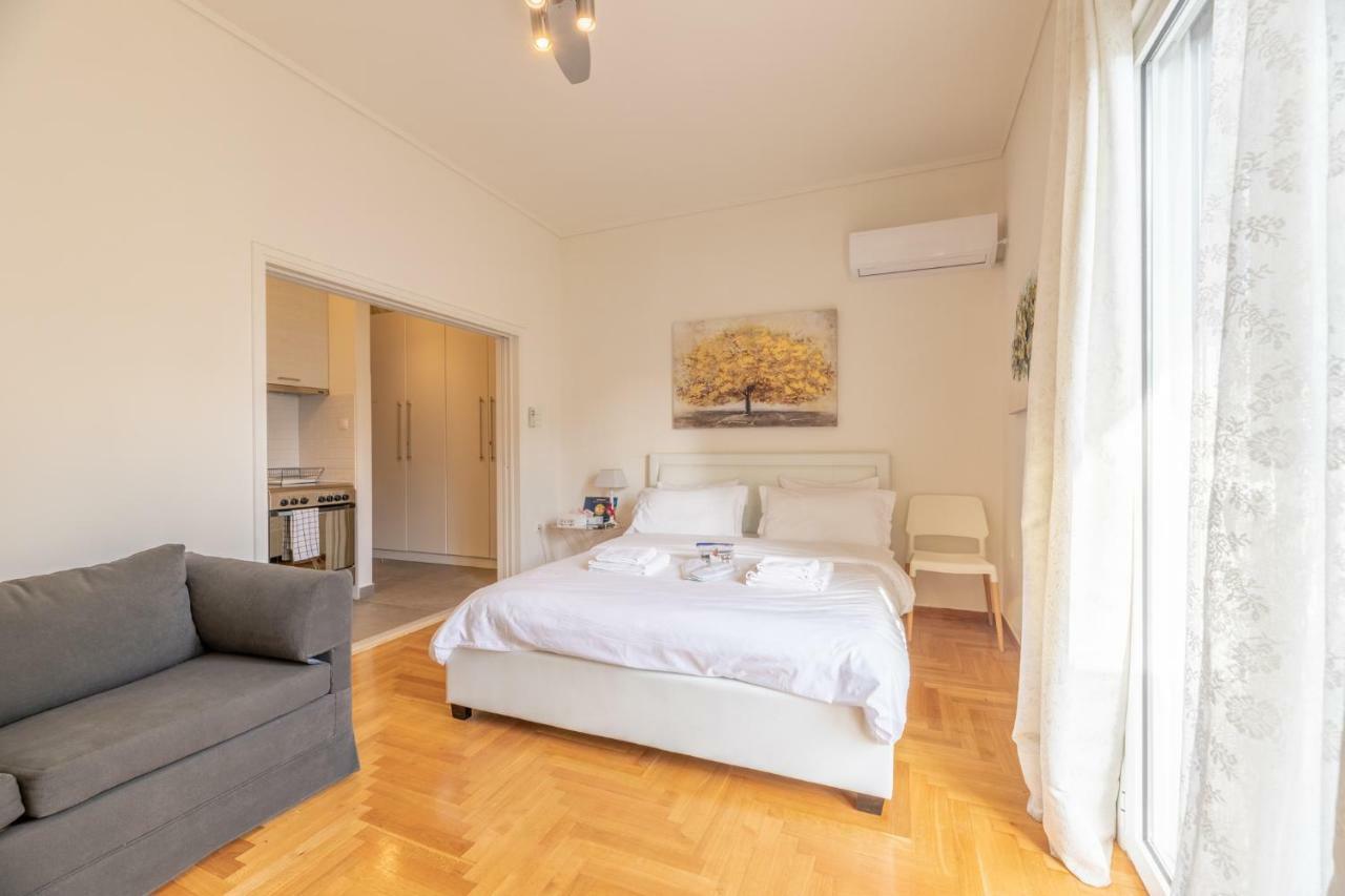 Top Sightseeing 3Rd Floor Studio On A Paved Road! Athena Bagian luar foto