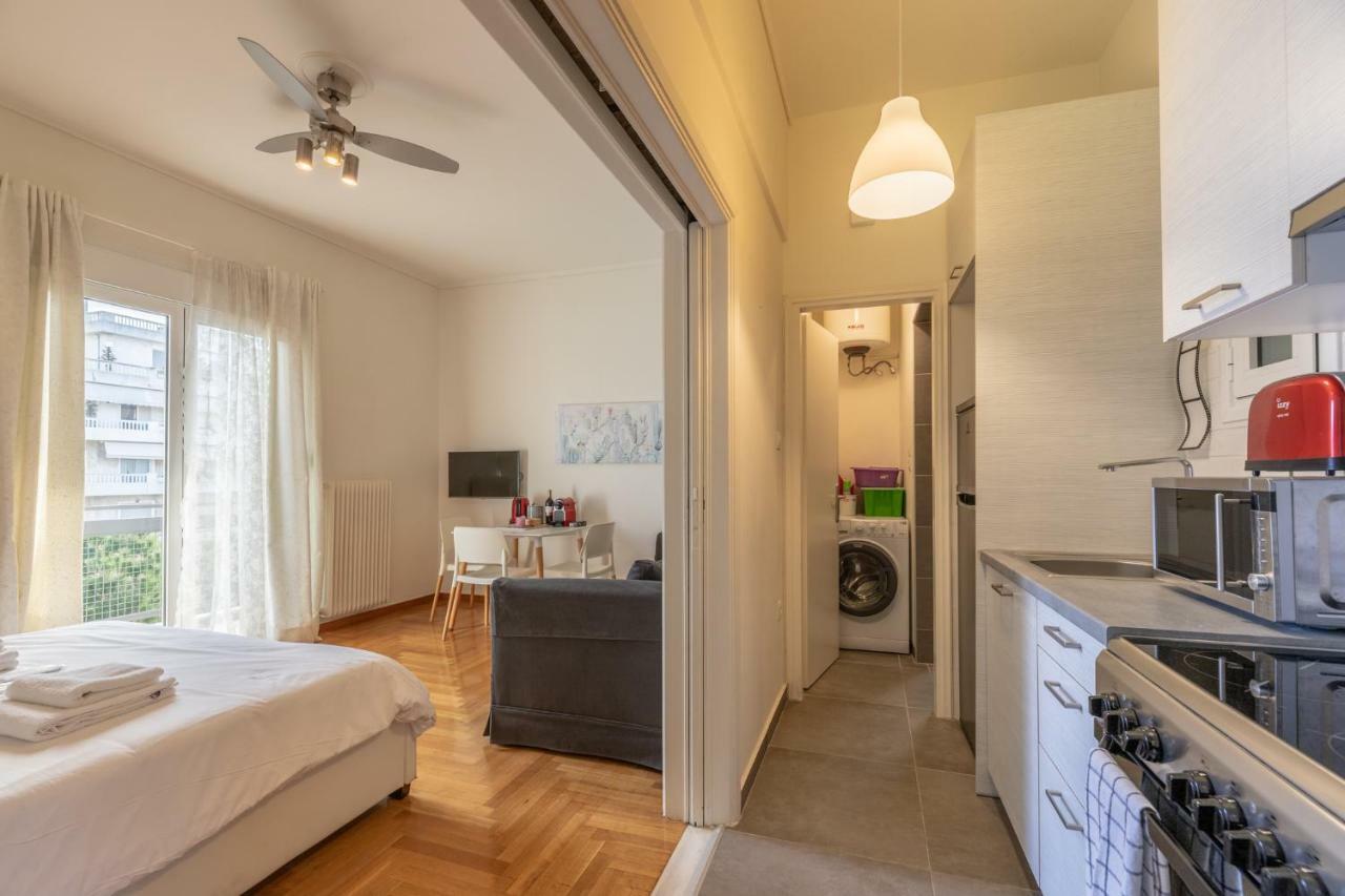 Top Sightseeing 3Rd Floor Studio On A Paved Road! Athena Bagian luar foto
